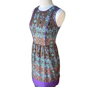 Charlie Jade Kaleidoscope Tank Dress With Pockets, S/P. Funky